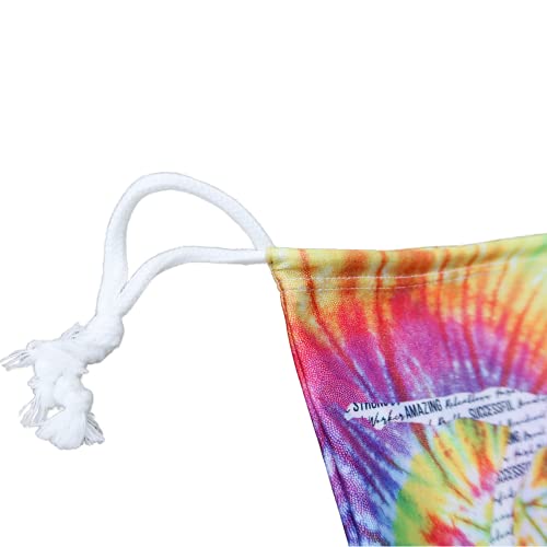 Stylish Tie Dye Holographic Gymnastics Grip Bag for Girls